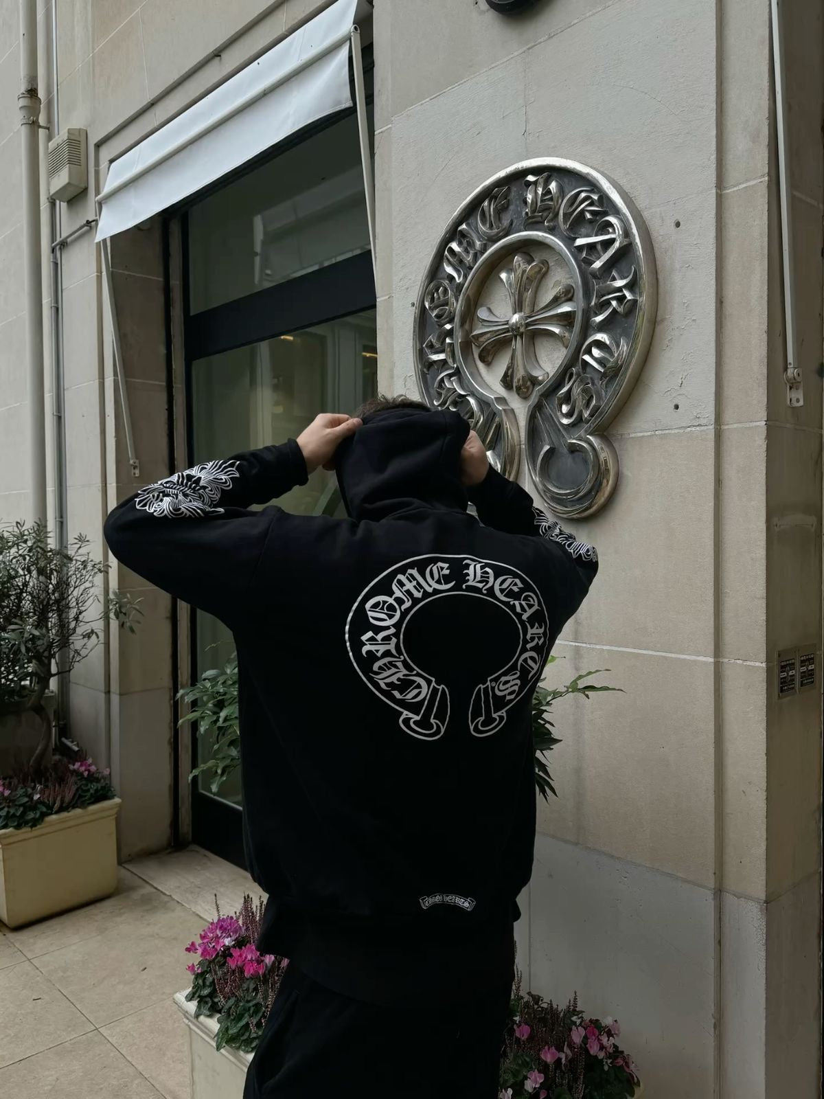 Chrome Hearts zip up hoodie