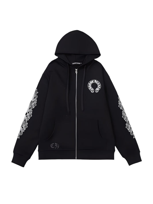 Chrome Hearts zip up hoodie