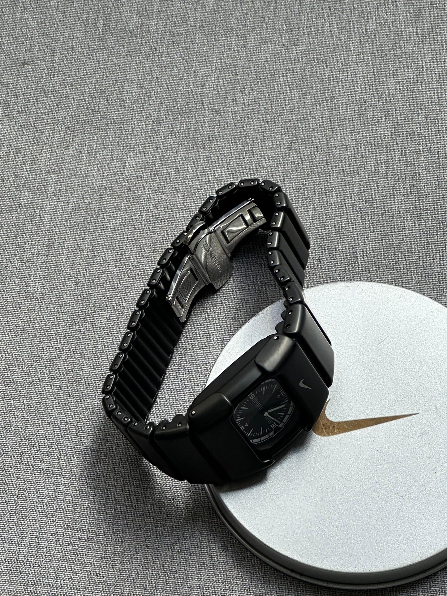 Nike D-Line Matte Black Аналог Цаг, Цагаан Нүүртэй